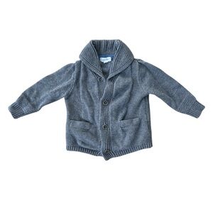 Angel Dear Light Gray 100% Cotton Sweater 6-12 Months